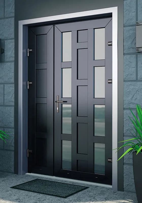 Анатомія металопластикових дверей VEKA